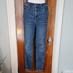 Madewell High Rise Dark Blue Jeans